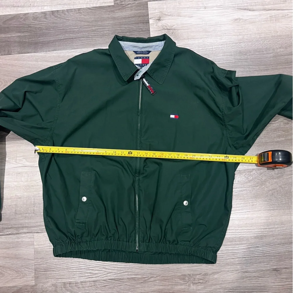 Vintage 1990s Tommy Hilfiger Harrington Crest Jacket Men's Size XL - Picture 3 of 9